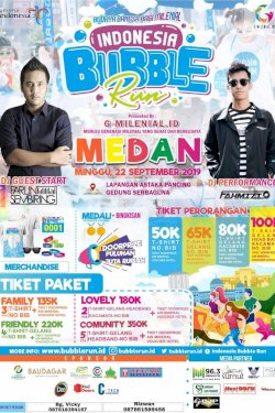 Indonesia Bubble Run Medan